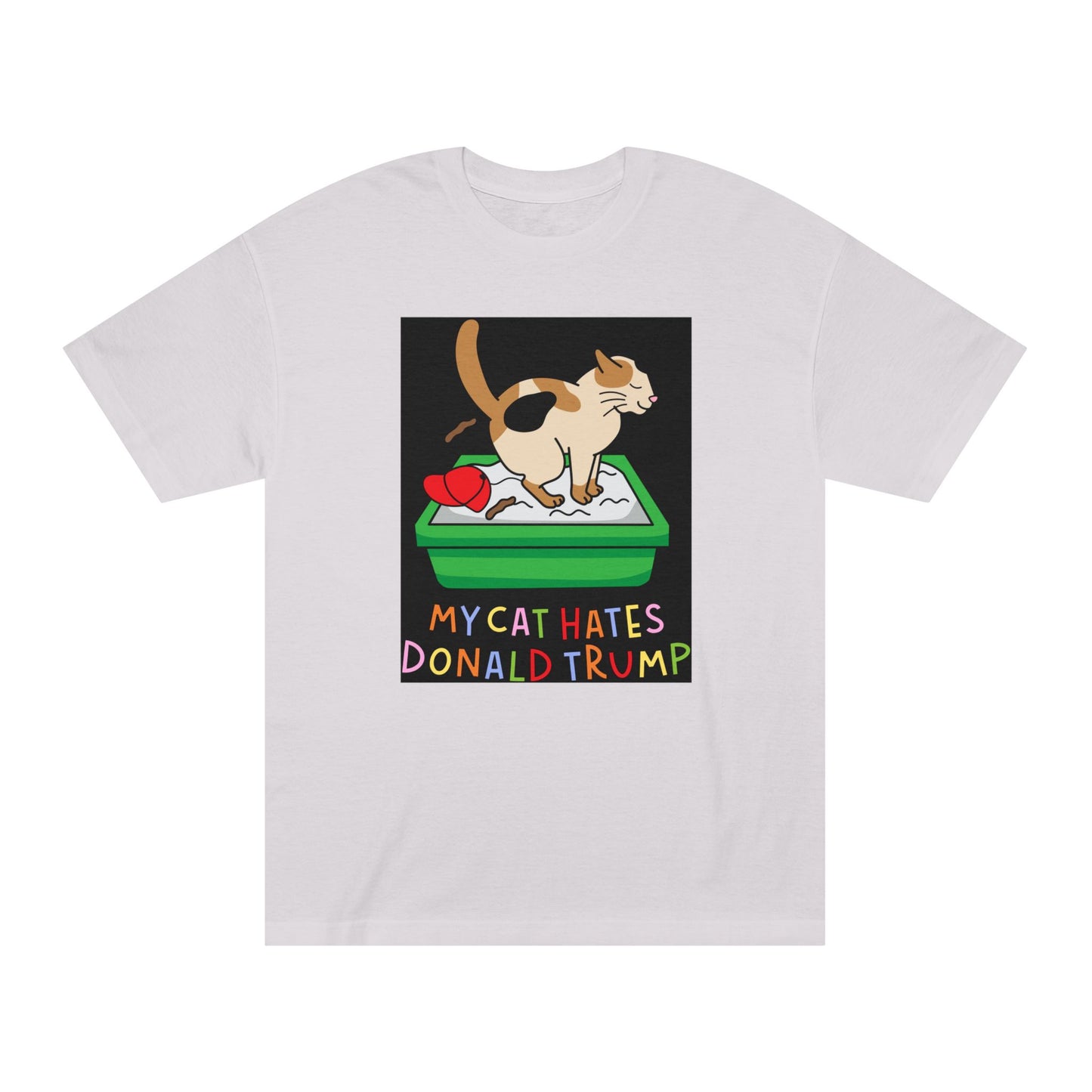 Funny Cat Tee with Political Humor, Gift for Cat Lovers, Unisex T-Shirt, Humor Tee, Protest Apparel, Political Statement Shirt