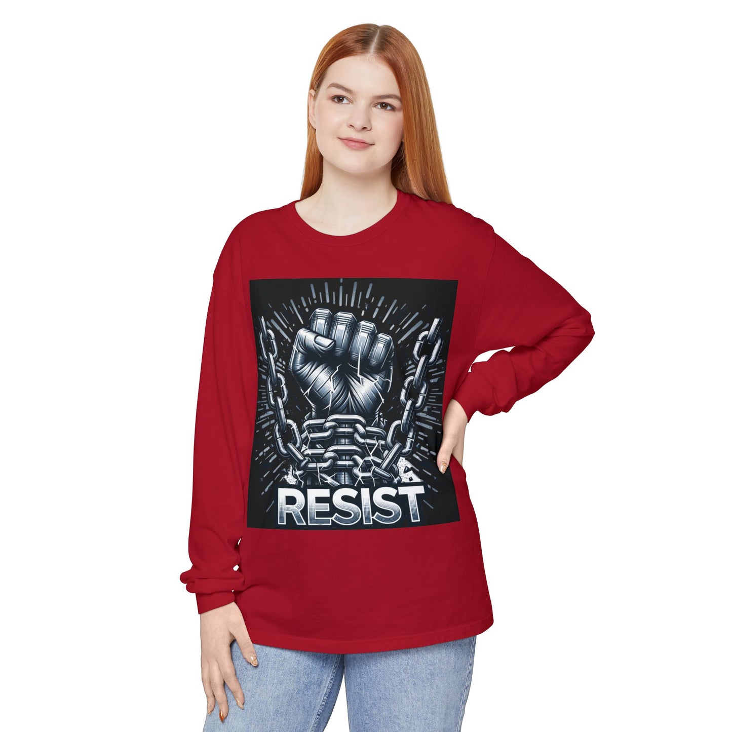 Empowerment Long Sleeve T-Shirt - Unisex, Causal Wear, Protest Apparel, Motivational Gift, Activist Style