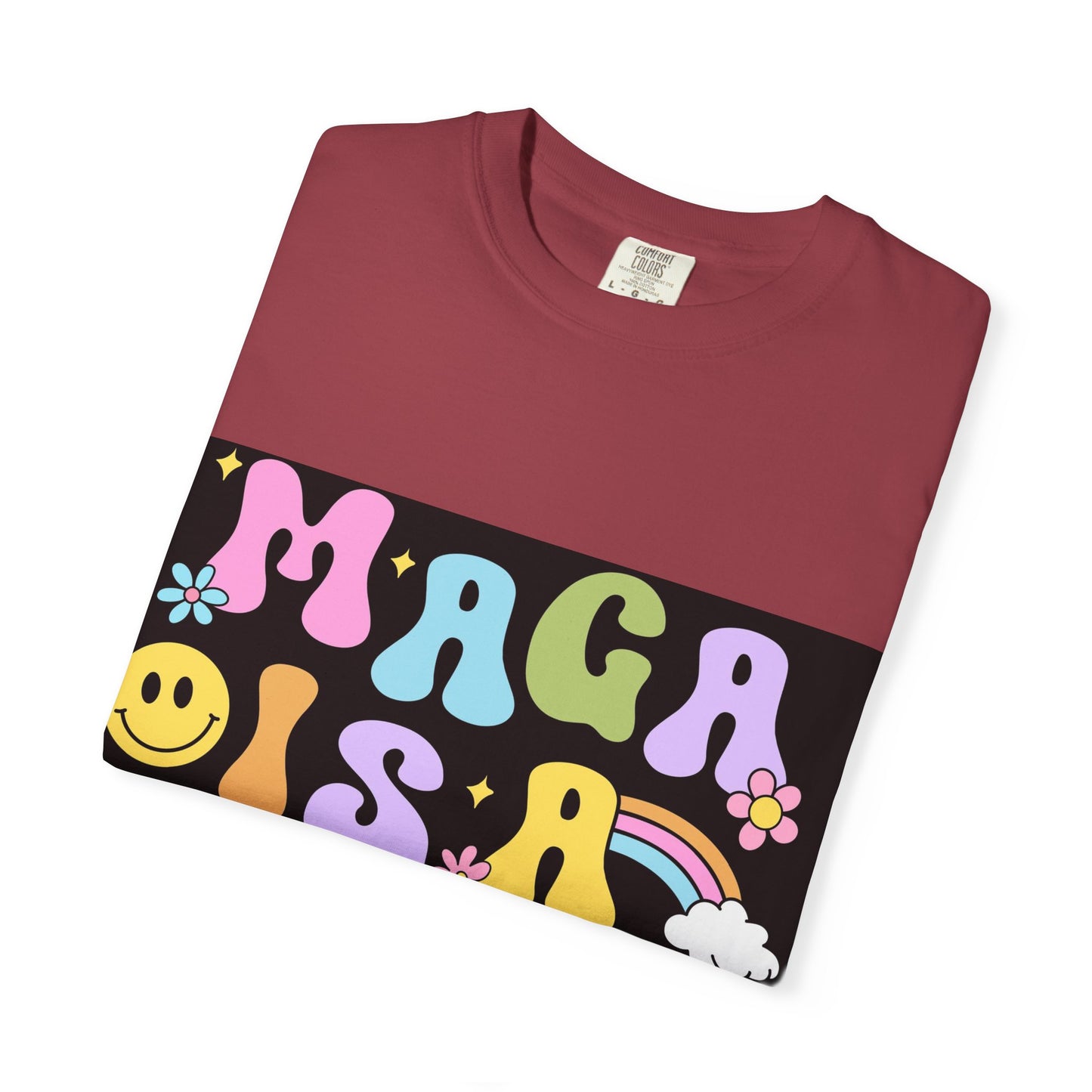 Colorful Statement T-Shirt - 'MAGA IS A CULT' Graphic Tee, Unisex T-Shirt, Trendy Apparel, Fun Gift, Casual Wear