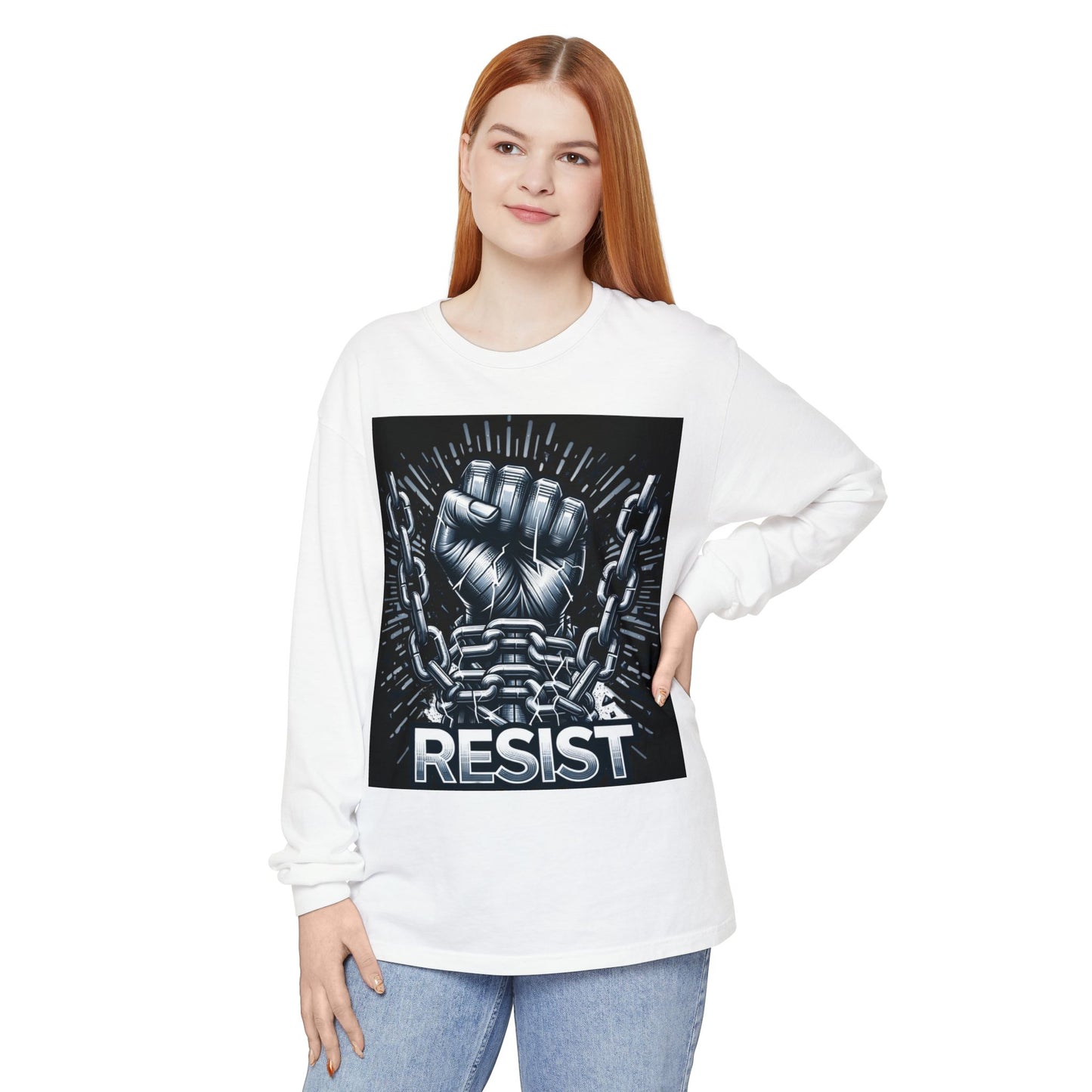 Empowerment Long Sleeve T-Shirt - Unisex, Causal Wear, Protest Apparel, Motivational Gift, Activist Style