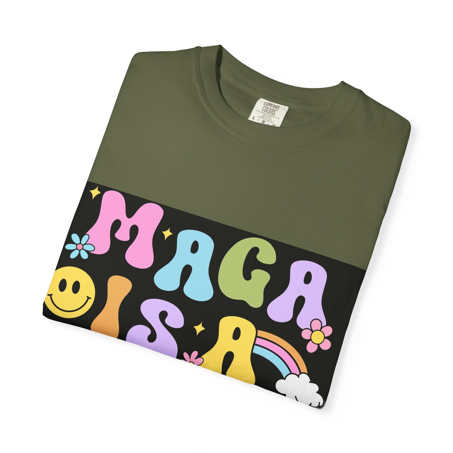 Colorful Statement T-Shirt - 'MAGA IS A CULT' Graphic Tee, Unisex T-Shirt, Trendy Apparel, Fun Gift, Casual Wear