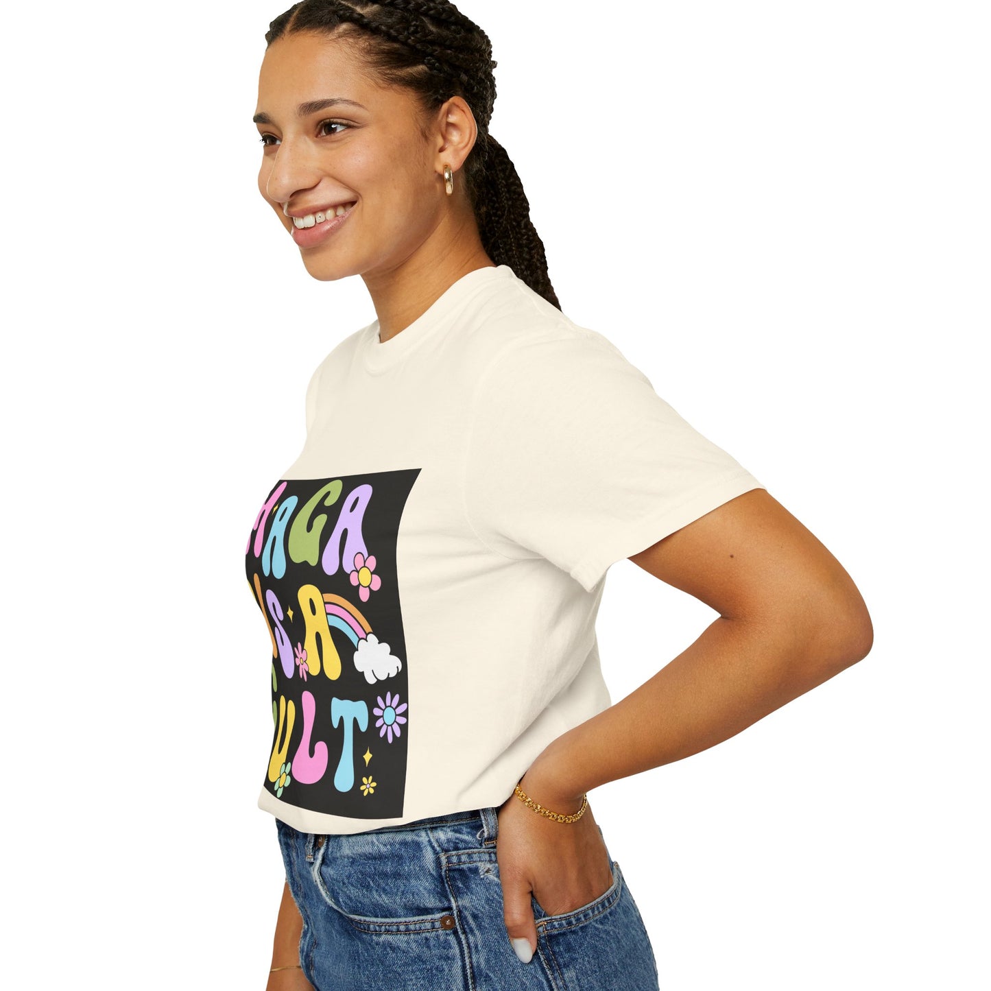 Colorful Statement T-Shirt - 'MAGA IS A CULT' Graphic Tee, Unisex T-Shirt, Trendy Apparel, Fun Gift, Casual Wear
