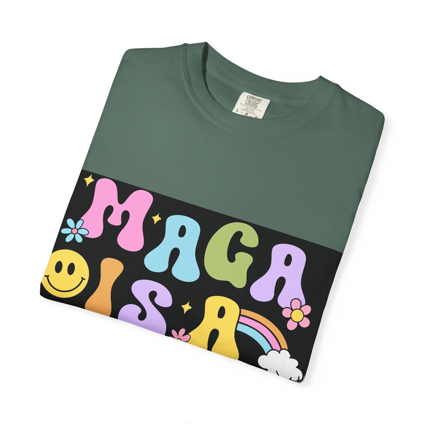 Colorful Statement T-Shirt - 'MAGA IS A CULT' Graphic Tee, Unisex T-Shirt, Trendy Apparel, Fun Gift, Casual Wear