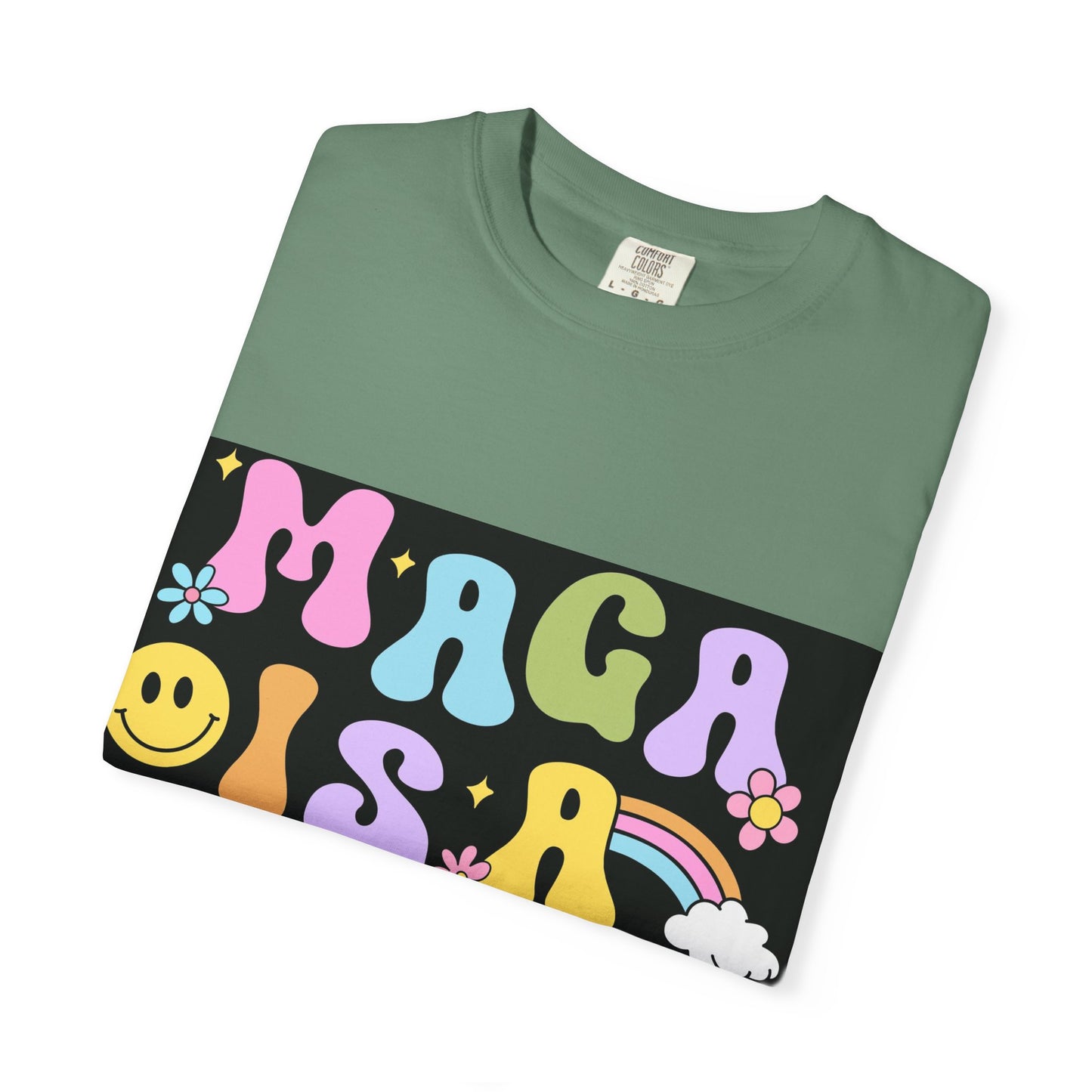 Colorful Statement T-Shirt - 'MAGA IS A CULT' Graphic Tee, Unisex T-Shirt, Trendy Apparel, Fun Gift, Casual Wear
