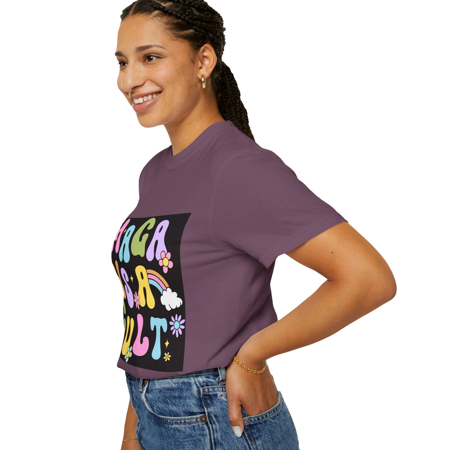 Colorful Statement T-Shirt - 'MAGA IS A CULT' Graphic Tee, Unisex T-Shirt, Trendy Apparel, Fun Gift, Casual Wear