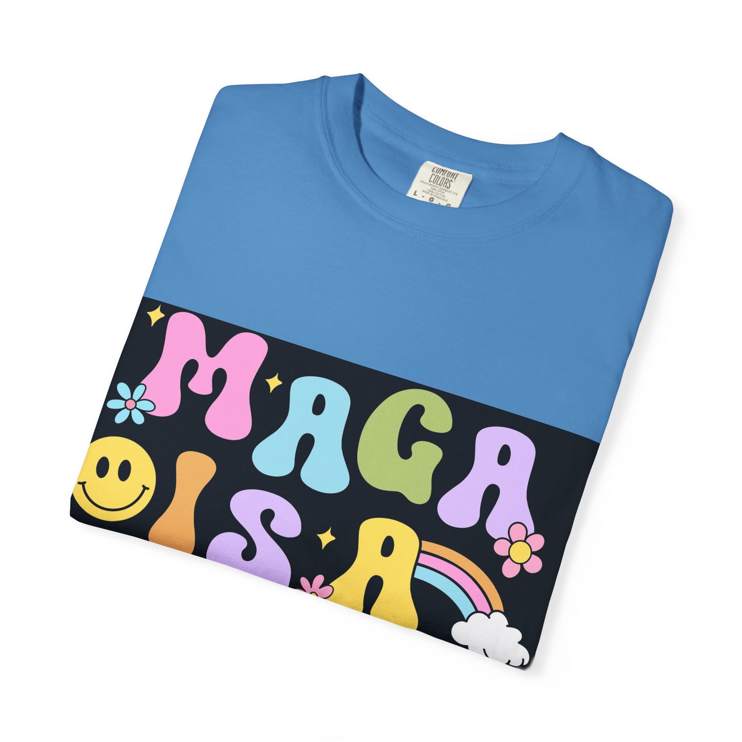 Colorful Statement T-Shirt - 'MAGA IS A CULT' Graphic Tee, Unisex T-Shirt, Trendy Apparel, Fun Gift, Casual Wear