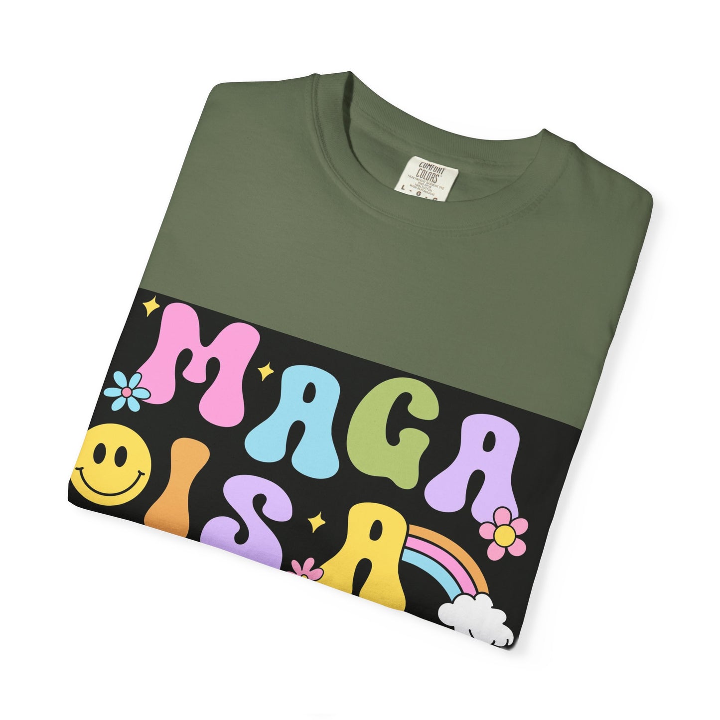Colorful Statement T-Shirt - 'MAGA IS A CULT' Graphic Tee, Unisex T-Shirt, Trendy Apparel, Fun Gift, Casual Wear