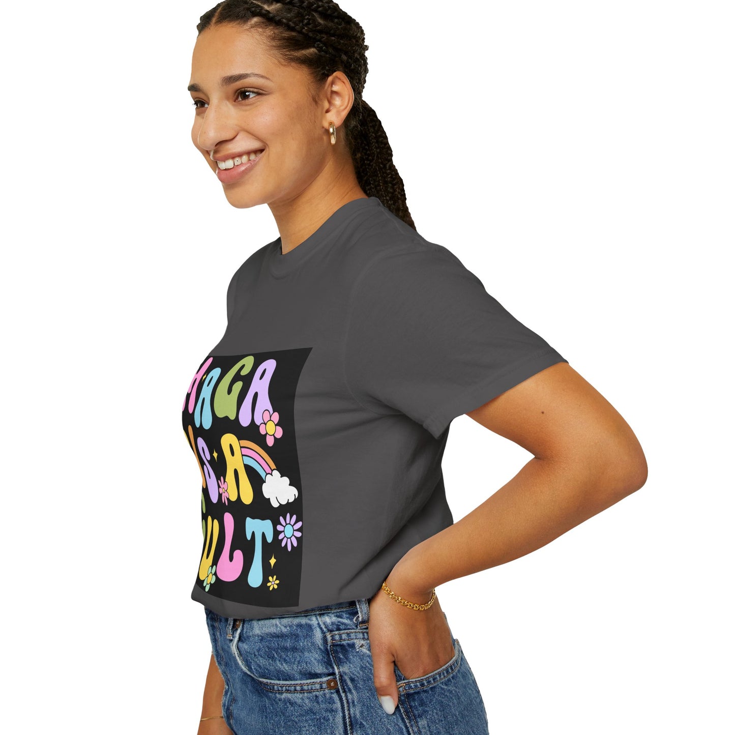 Colorful Statement T-Shirt - 'MAGA IS A CULT' Graphic Tee, Unisex T-Shirt, Trendy Apparel, Fun Gift, Casual Wear