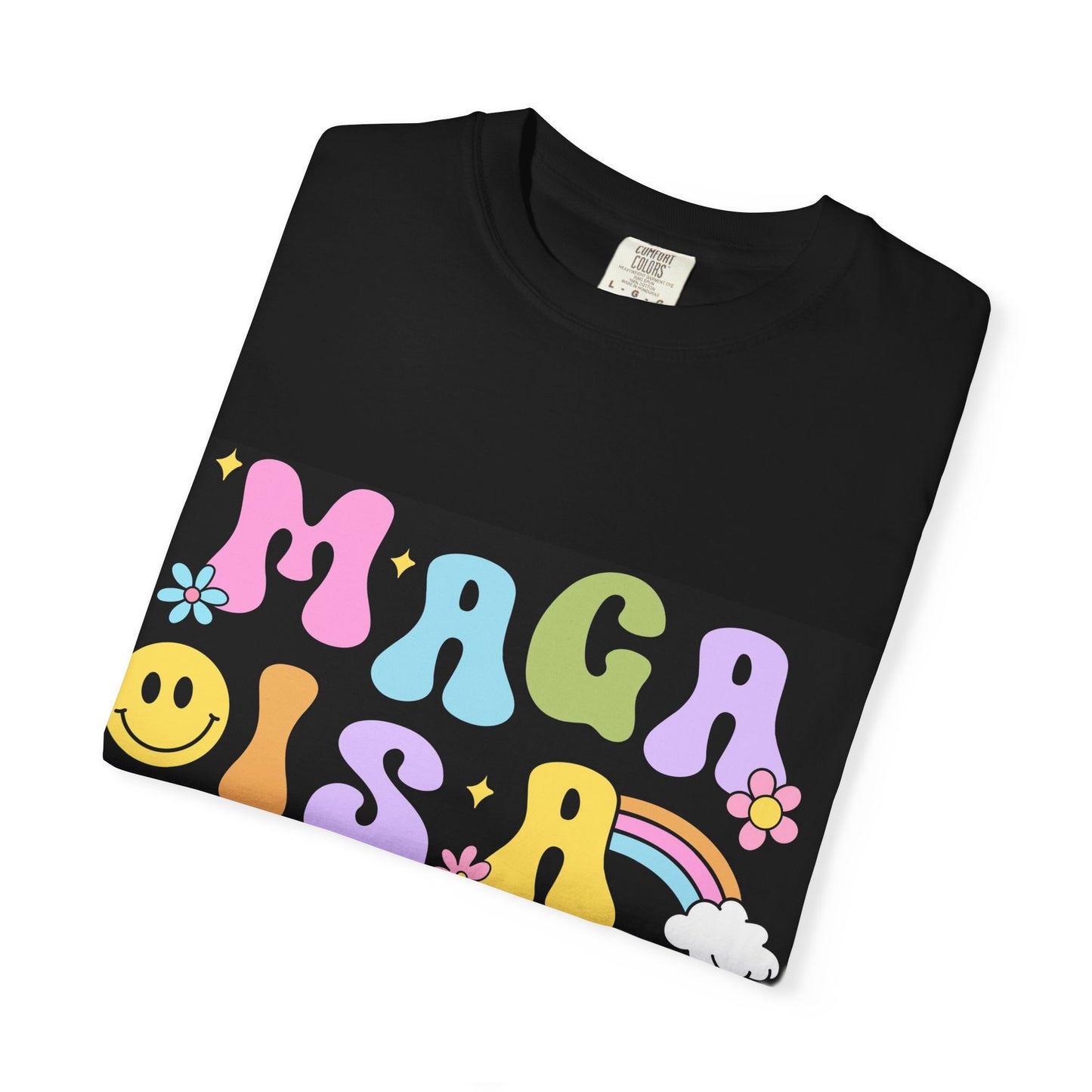 Colorful Statement T-Shirt - 'MAGA IS A CULT' Graphic Tee, Unisex T-Shirt, Trendy Apparel, Fun Gift, Casual Wear