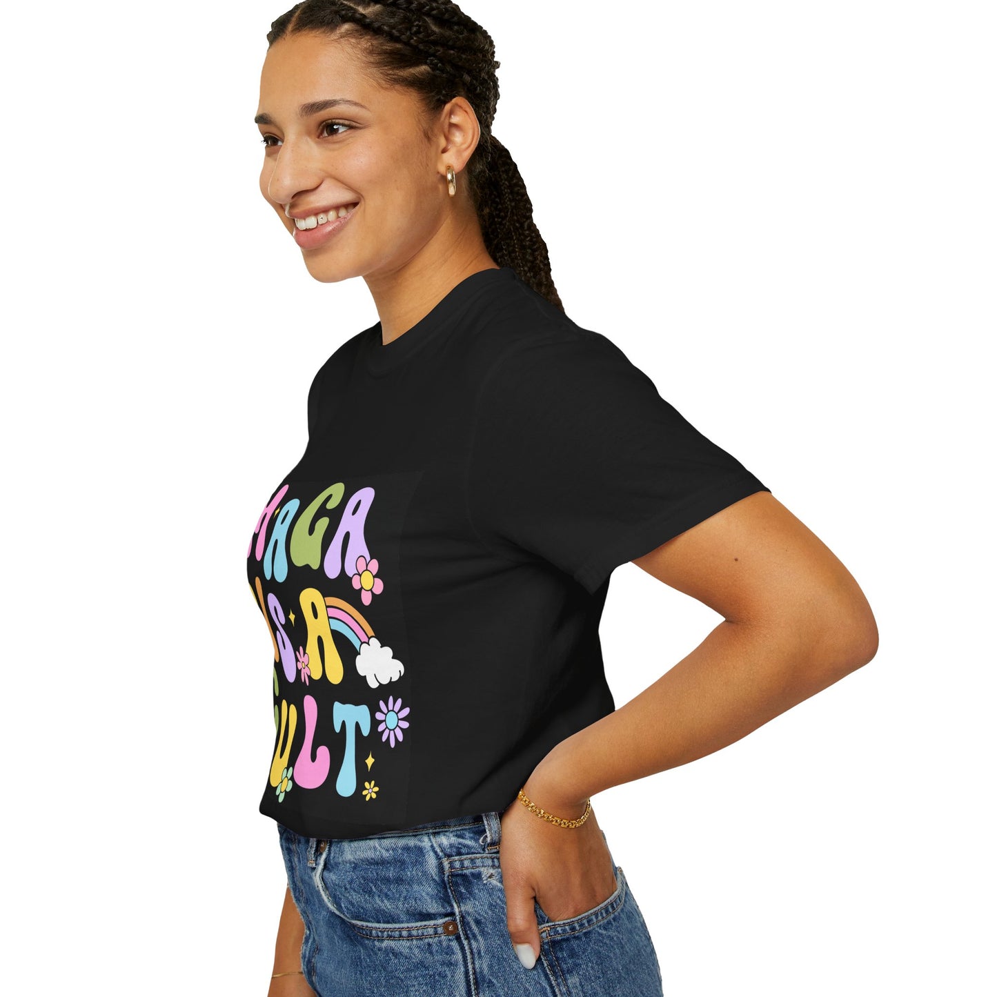 Colorful Statement T-Shirt - 'MAGA IS A CULT' Graphic Tee, Unisex T-Shirt, Trendy Apparel, Fun Gift, Casual Wear