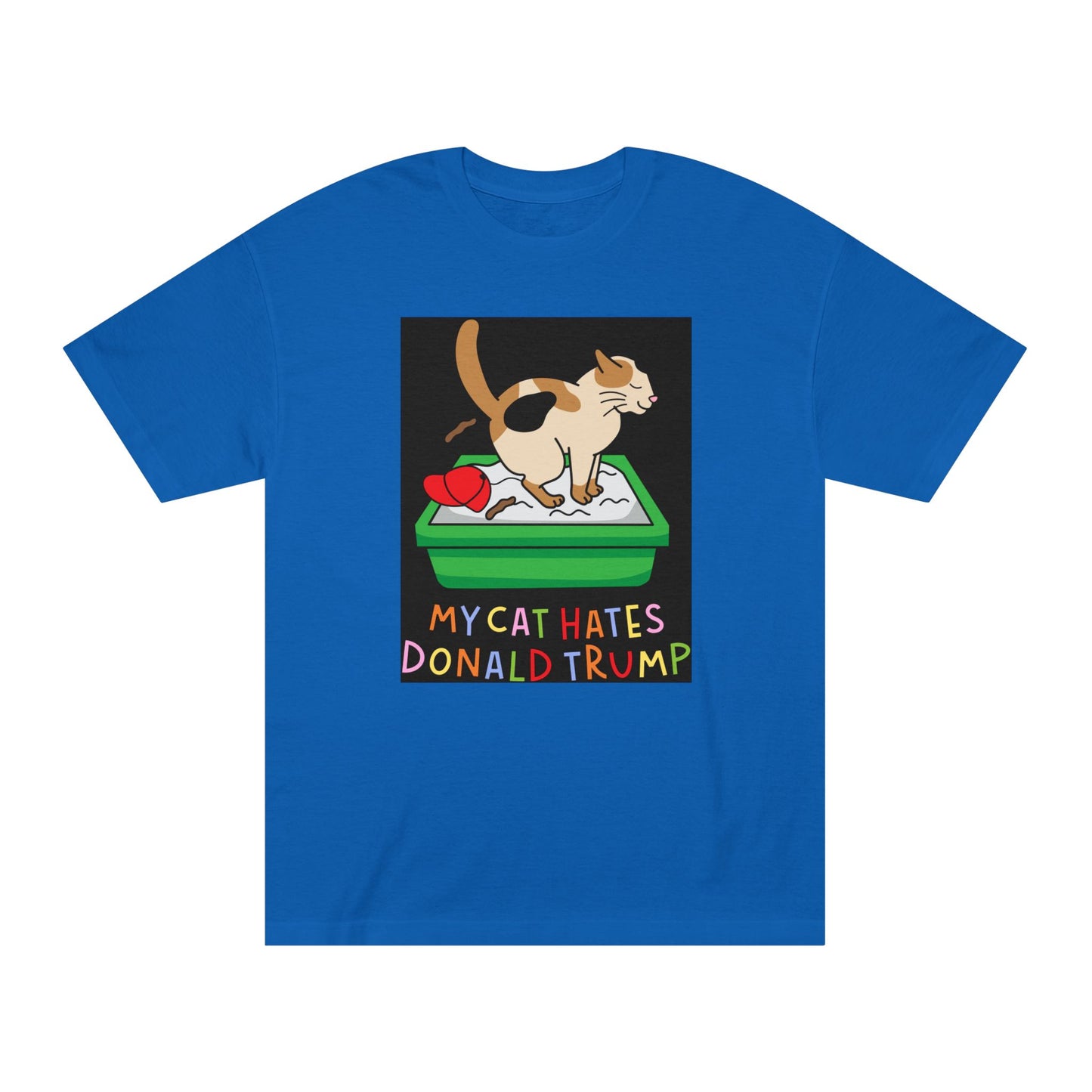 Funny Cat Tee with Political Humor, Gift for Cat Lovers, Unisex T-Shirt, Humor Tee, Protest Apparel, Political Statement Shirt