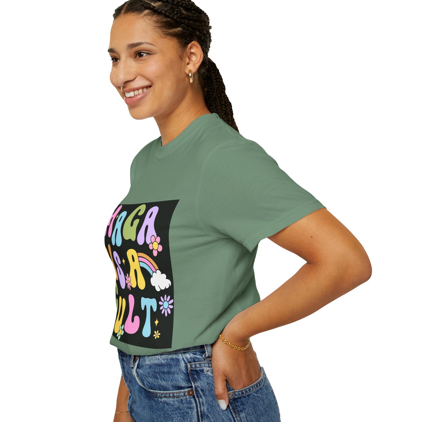 Colorful Statement T-Shirt - 'MAGA IS A CULT' Graphic Tee, Unisex T-Shirt, Trendy Apparel, Fun Gift, Casual Wear