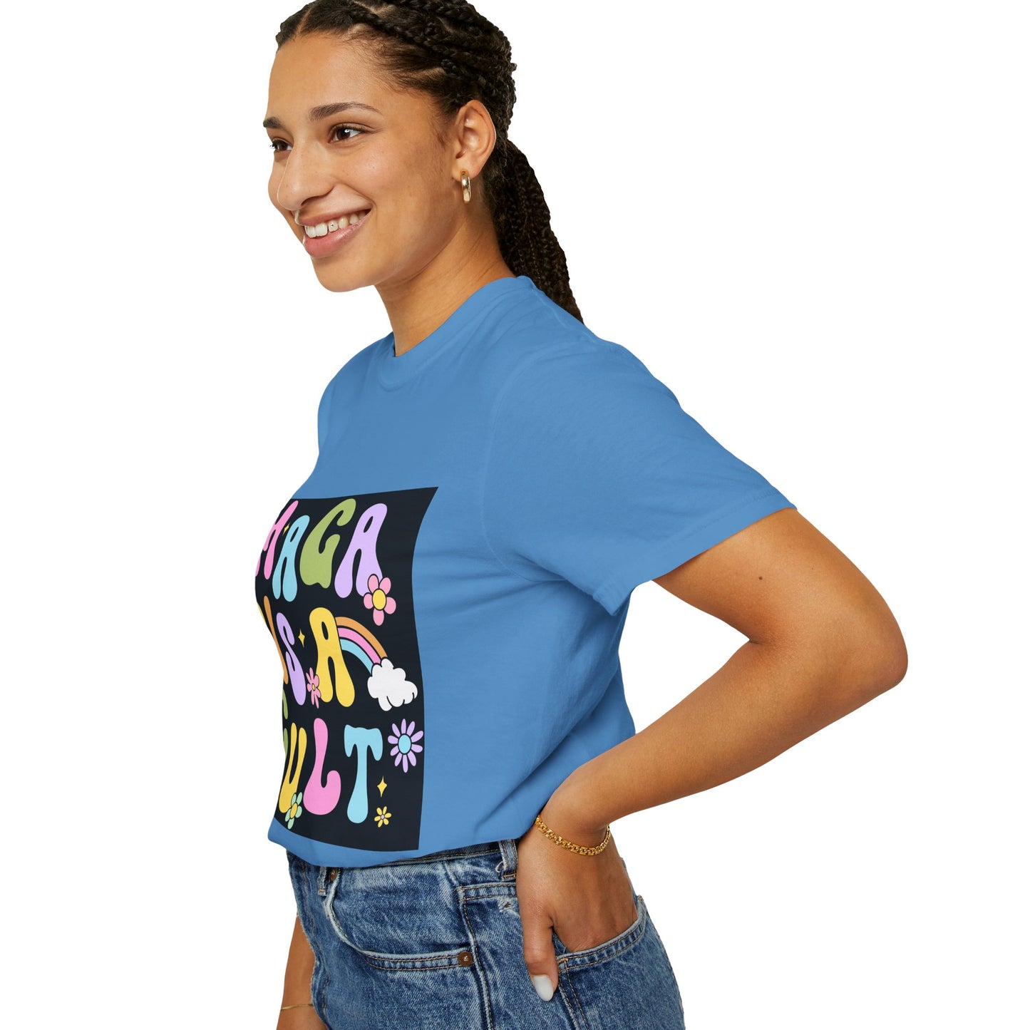 Colorful Statement T-Shirt - 'MAGA IS A CULT' Graphic Tee, Unisex T-Shirt, Trendy Apparel, Fun Gift, Casual Wear