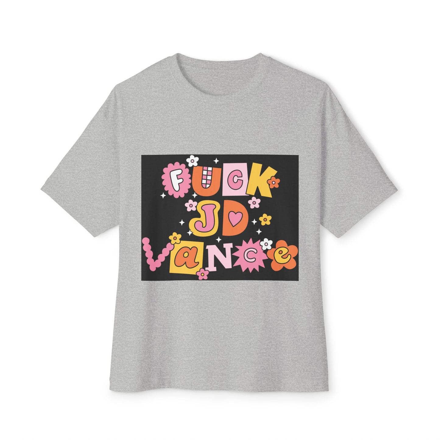 Bold Statement Boxy Tee - Graphic Unisex Shirt for Casual Wear, Street Style, Creative Gifts, Trendy Fashion, Anniversary Celebrations