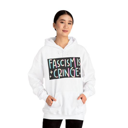 Unisex Hooded Sweatshirt - "Fascism is Cringe" Statement Apparel for Activists, Protest Gear, Casual Streetwear, Gift Idea, Social [...]