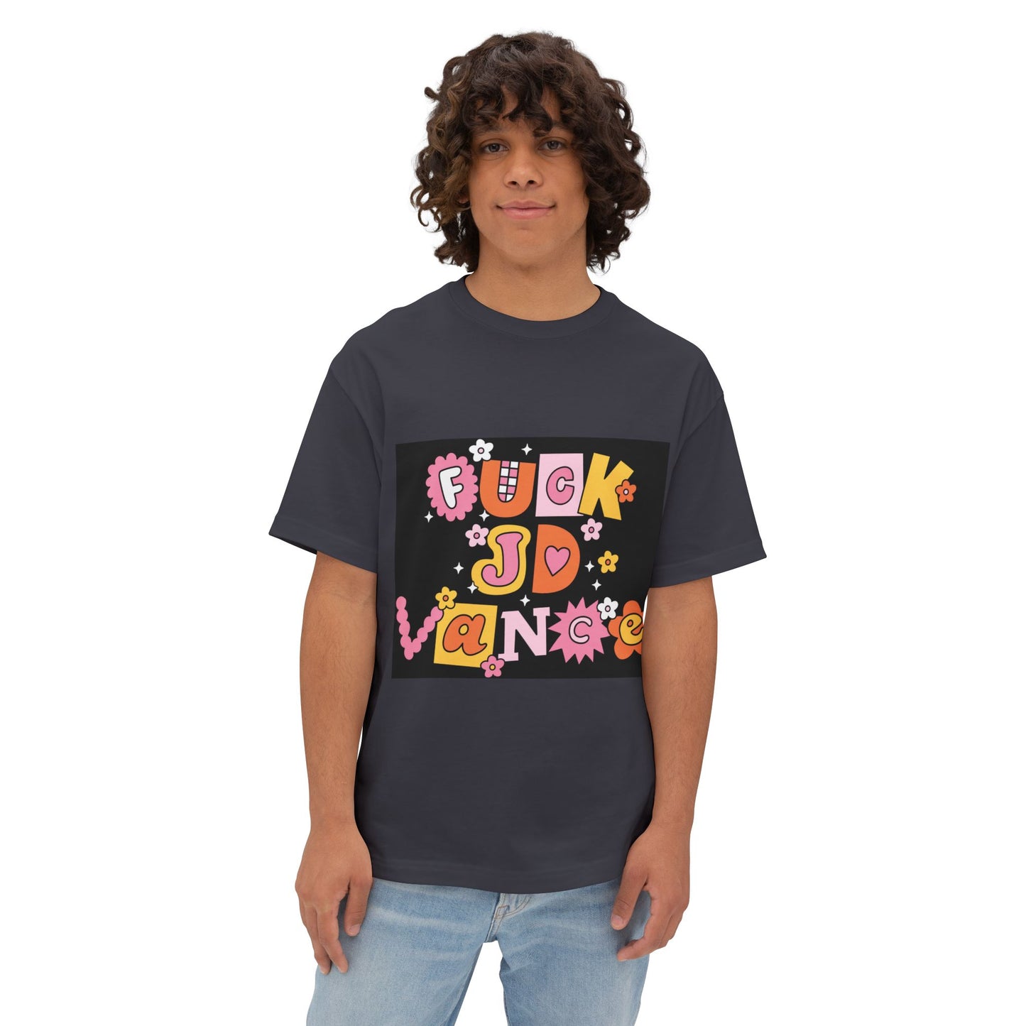 Bold Statement Boxy Tee - Graphic Unisex Shirt for Casual Wear, Street Style, Creative Gifts, Trendy Fashion, Anniversary Celebrations