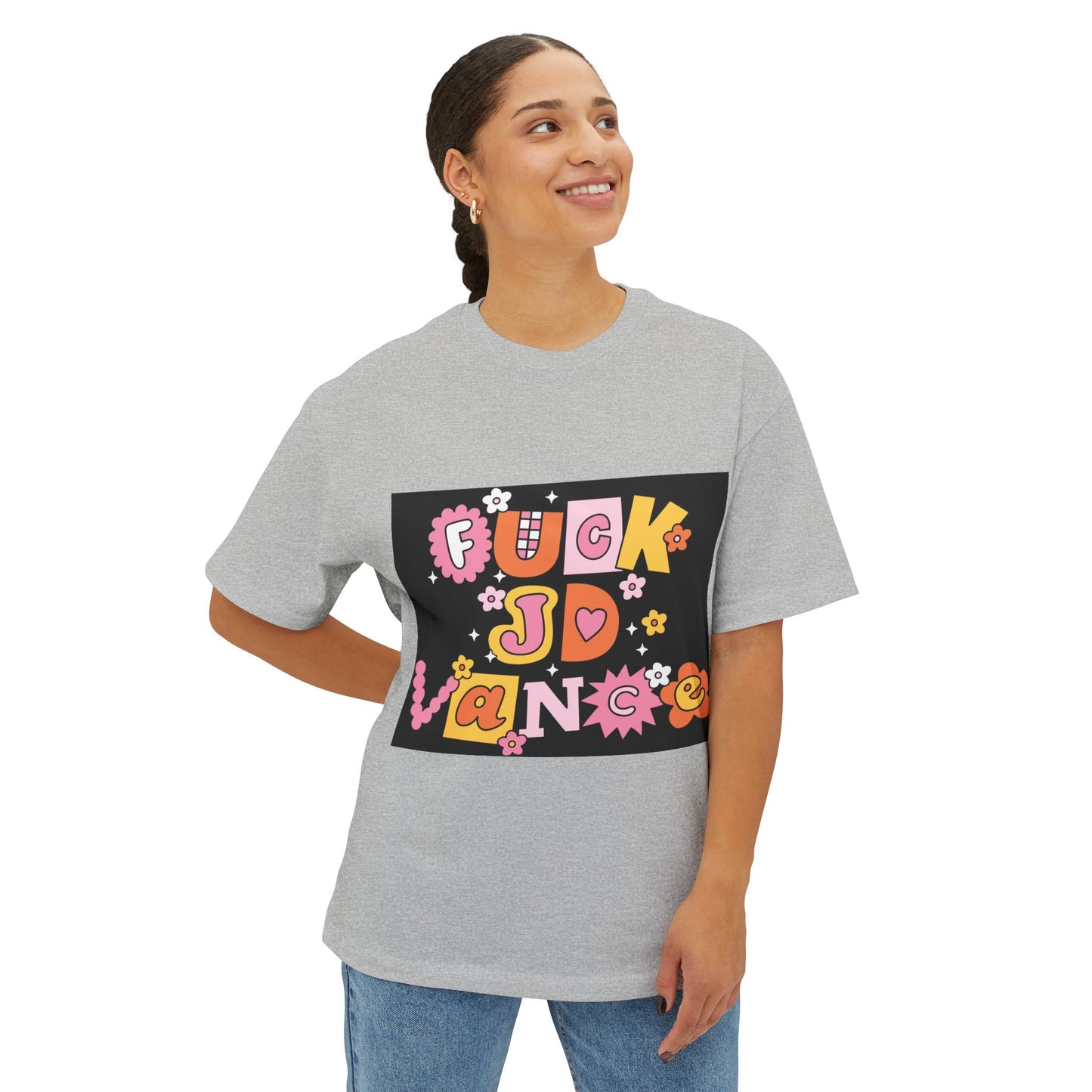 Bold Statement Boxy Tee - Graphic Unisex Shirt for Casual Wear, Street Style, Creative Gifts, Trendy Fashion, Anniversary Celebrations