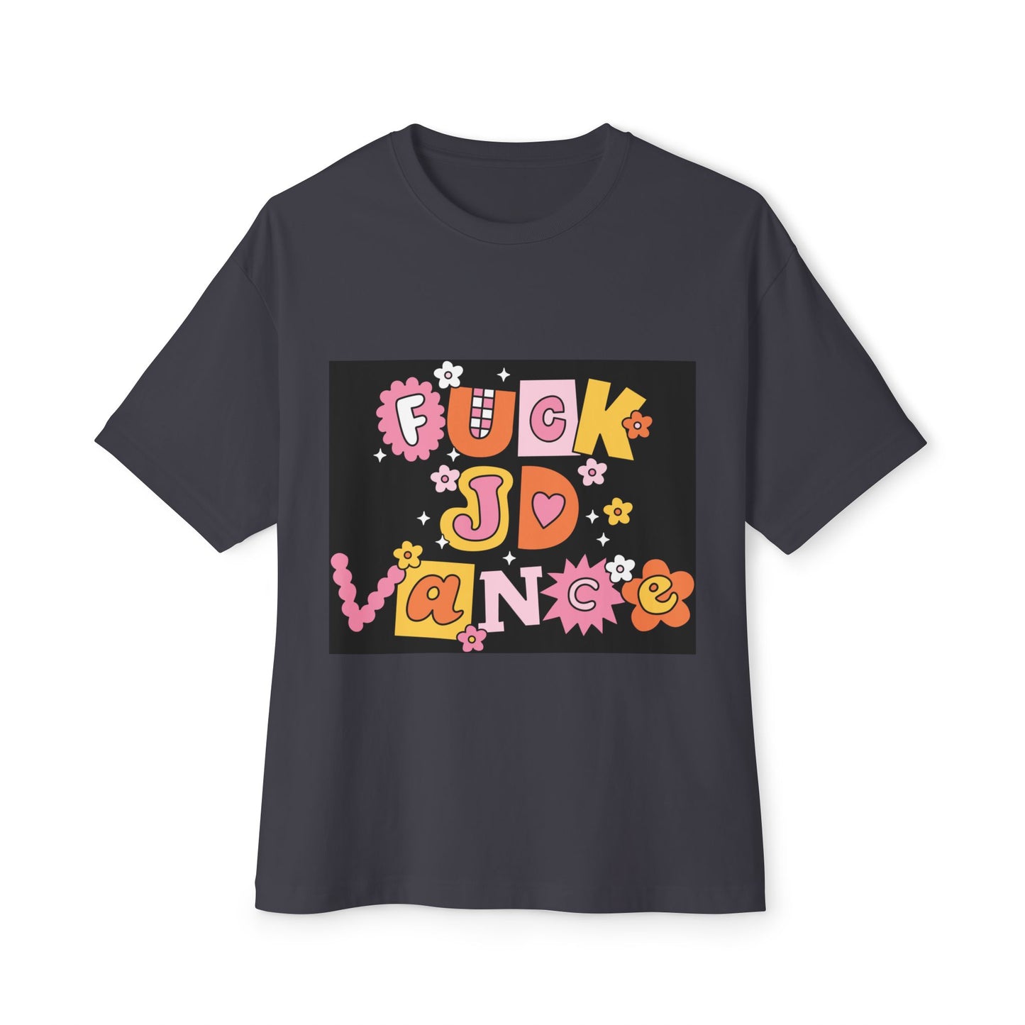 Bold Statement Boxy Tee - Graphic Unisex Shirt for Casual Wear, Street Style, Creative Gifts, Trendy Fashion, Anniversary Celebrations