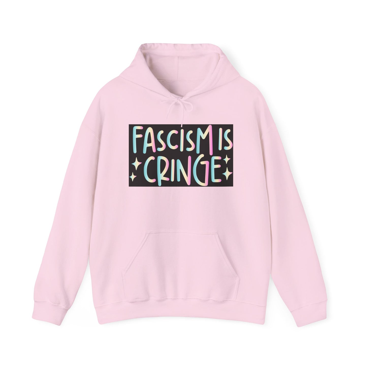 Unisex Hooded Sweatshirt - "Fascism is Cringe" Statement Apparel for Activists, Protest Gear, Casual Streetwear, Gift Idea, Social [...]