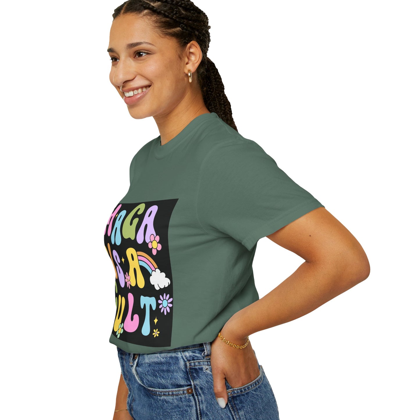 Colorful Statement T-Shirt - 'MAGA IS A CULT' Graphic Tee, Unisex T-Shirt, Trendy Apparel, Fun Gift, Casual Wear