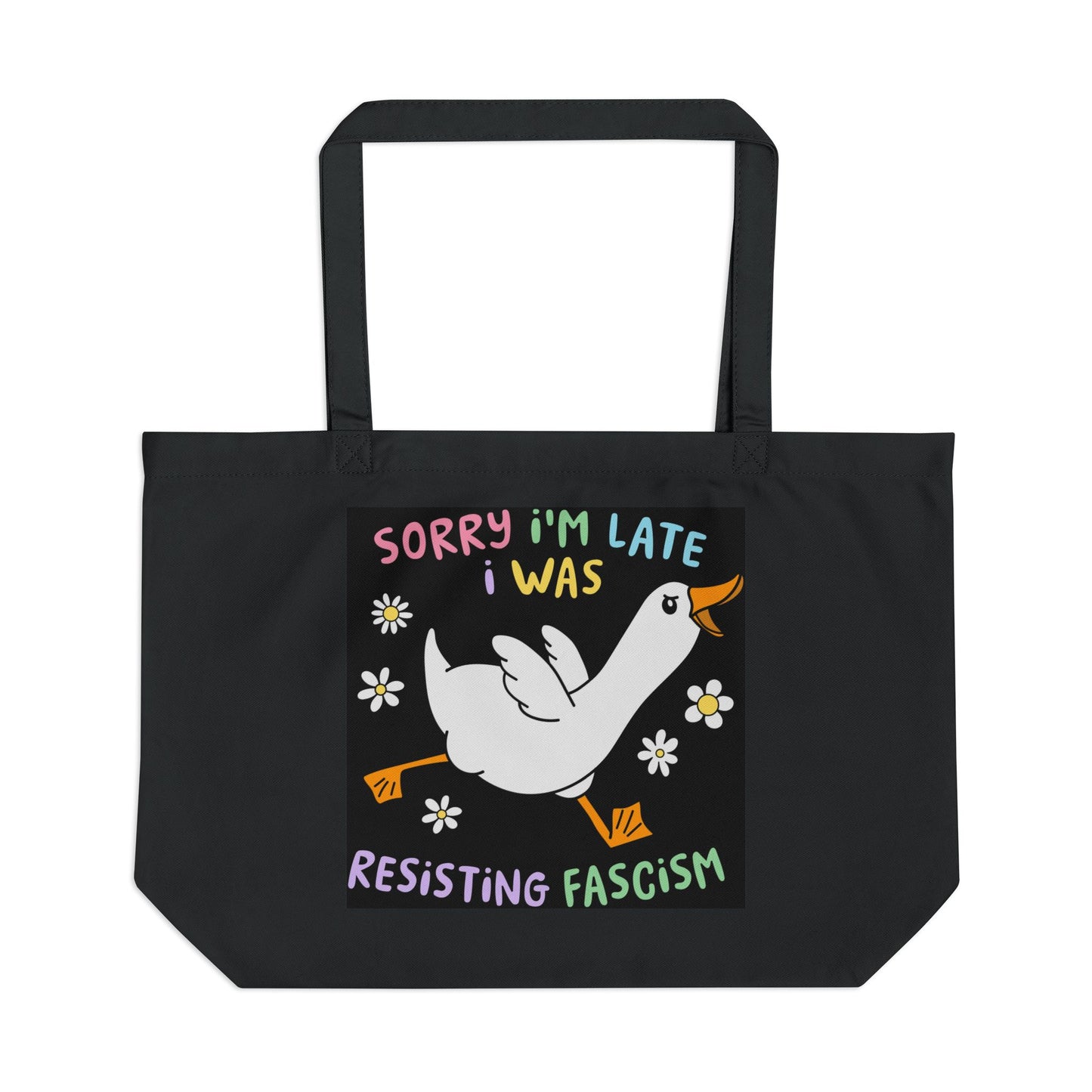 Whimsical Eco Tote Bag for Activists, Inspirational Shopping Tote, Funny Gift for Protesters, Eco-Friendly Beach Bag, Unique Daily Carryall