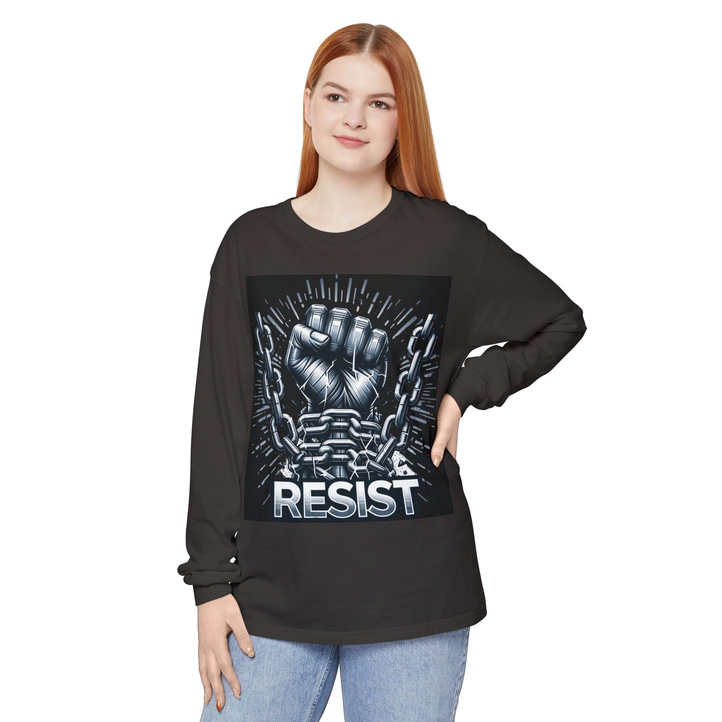 Empowerment Long Sleeve T-Shirt - Unisex, Causal Wear, Protest Apparel, Motivational Gift, Activist Style