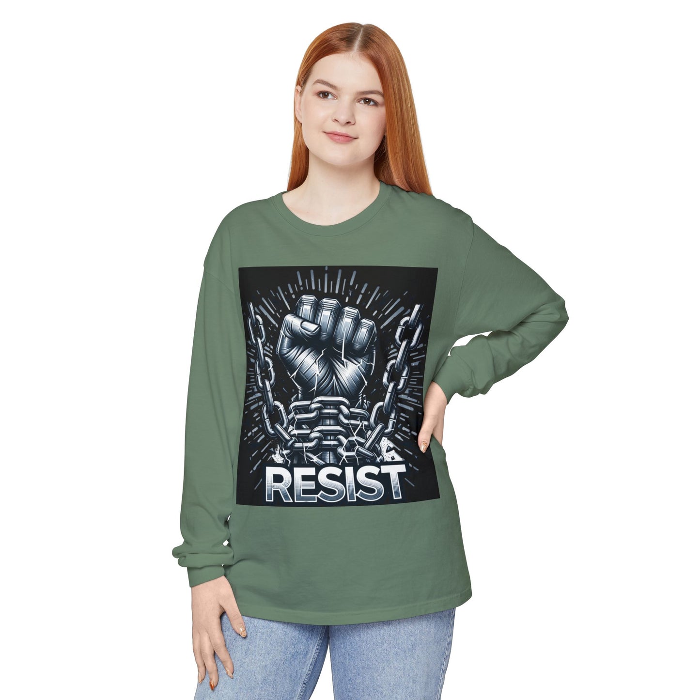 Empowerment Long Sleeve T-Shirt - Unisex, Causal Wear, Protest Apparel, Motivational Gift, Activist Style