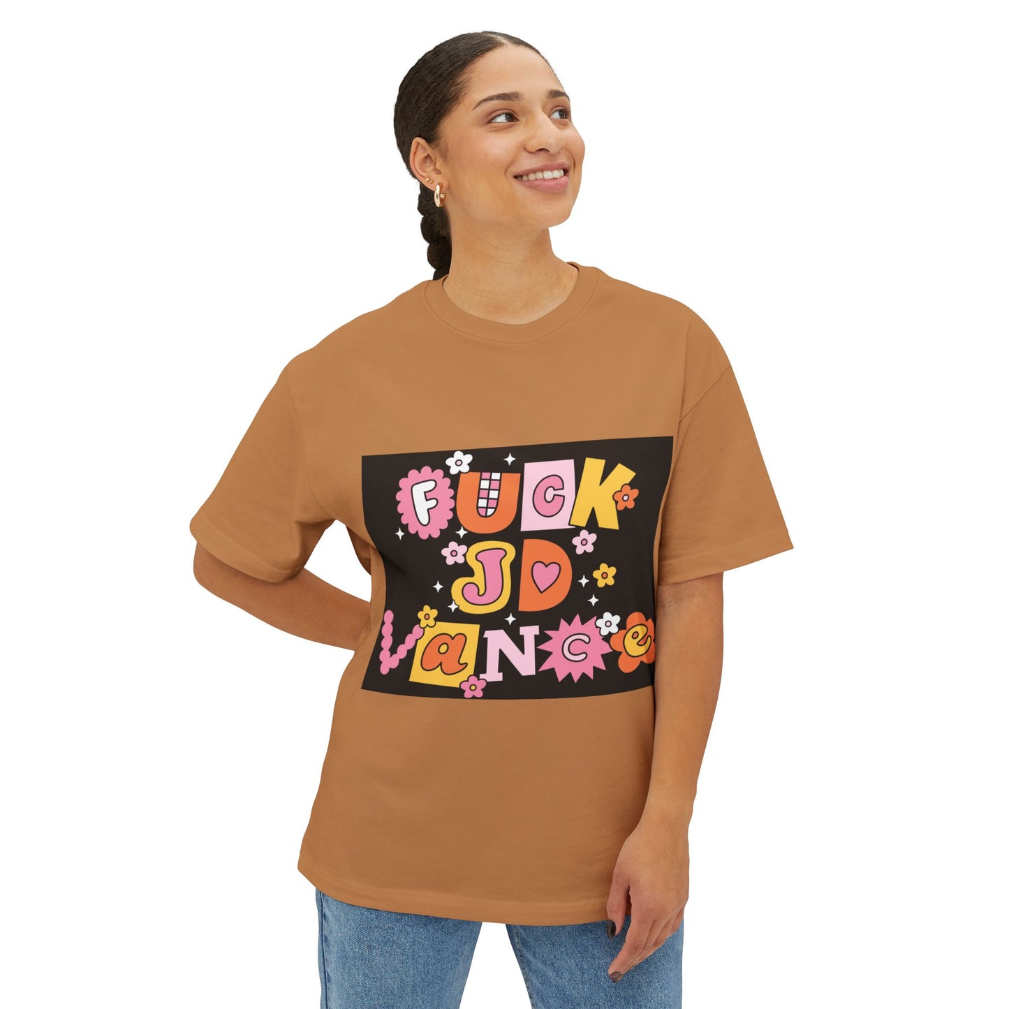 Bold Statement Boxy Tee - Graphic Unisex Shirt for Casual Wear, Street Style, Creative Gifts, Trendy Fashion, Anniversary Celebrations