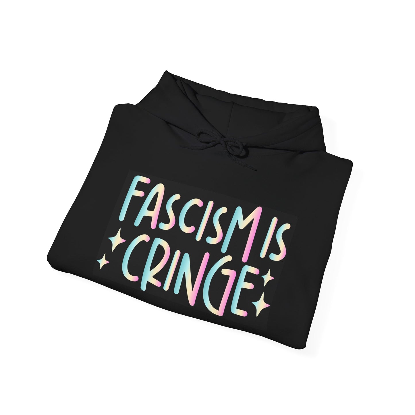 Unisex Hooded Sweatshirt - "Fascism is Cringe" Statement Apparel for Activists, Protest Gear, Casual Streetwear, Gift Idea, Social [...]