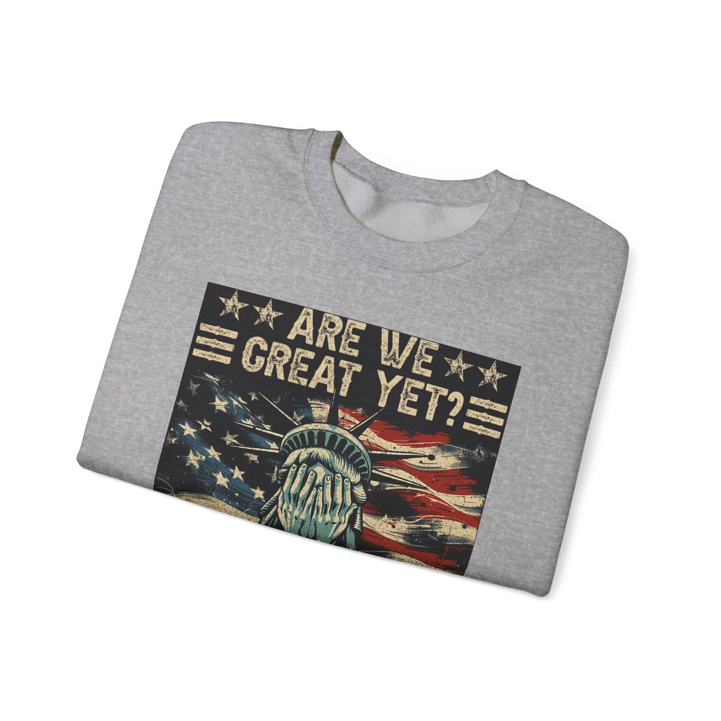 Patriotic Crewneck Sweatshirt – Are We Great Yet? Feel Embarrassed, Unisex Pullover, Vintage Design Sweatshirt, Perfect Gift for [...]