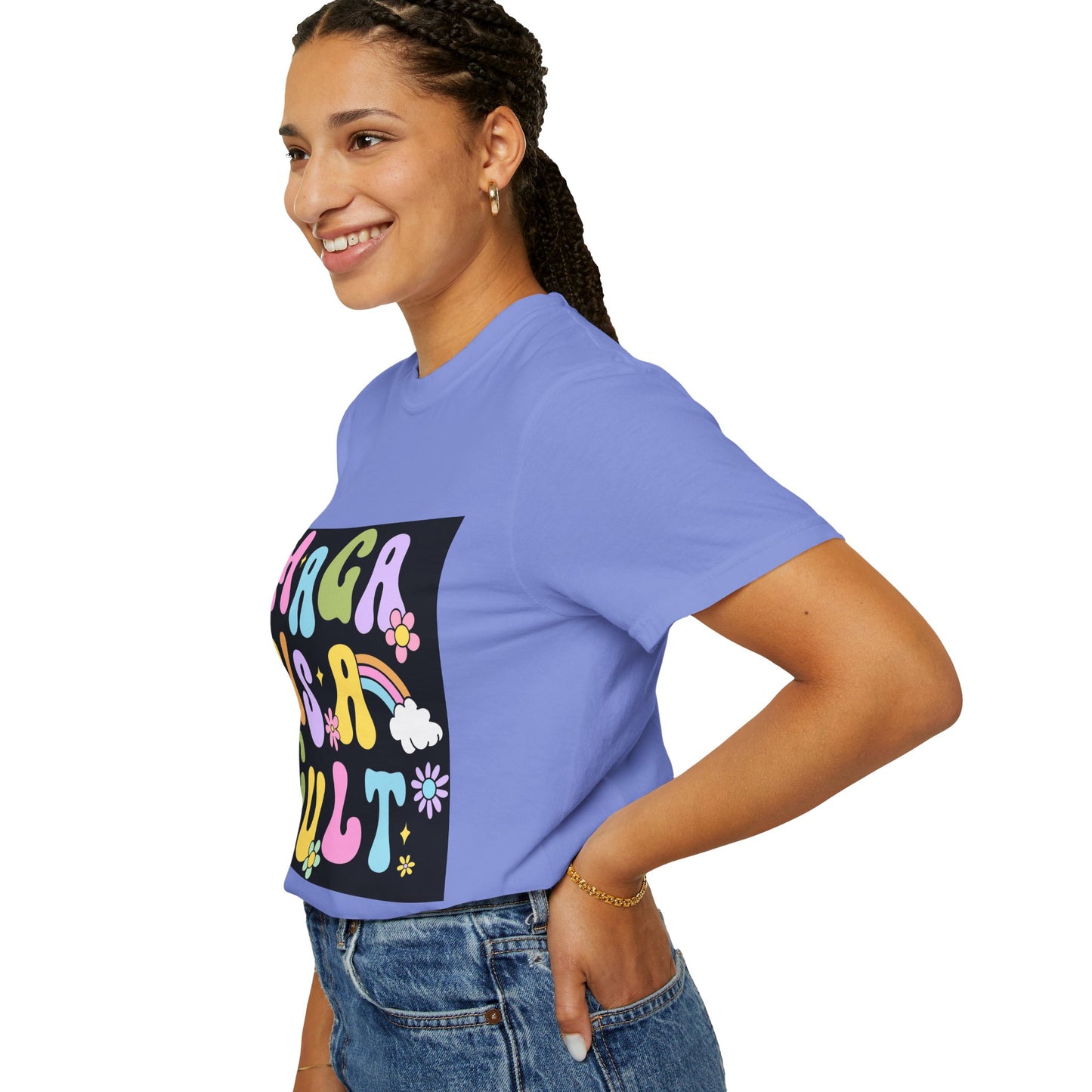 Colorful Statement T-Shirt - 'MAGA IS A CULT' Graphic Tee, Unisex T-Shirt, Trendy Apparel, Fun Gift, Casual Wear