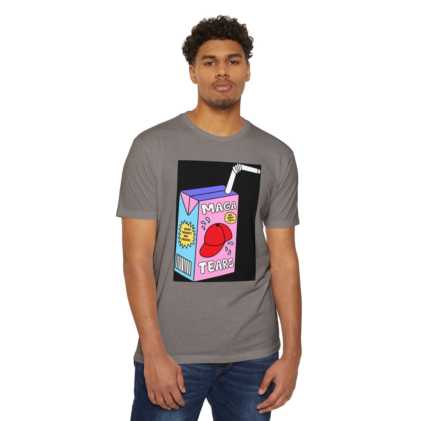 MAGA Tears T-Shirt, Funny Graphic Tee, Unisex Humor Shirt, Gift for Meme Lovers, Casual Wear, Political Satire Clothing