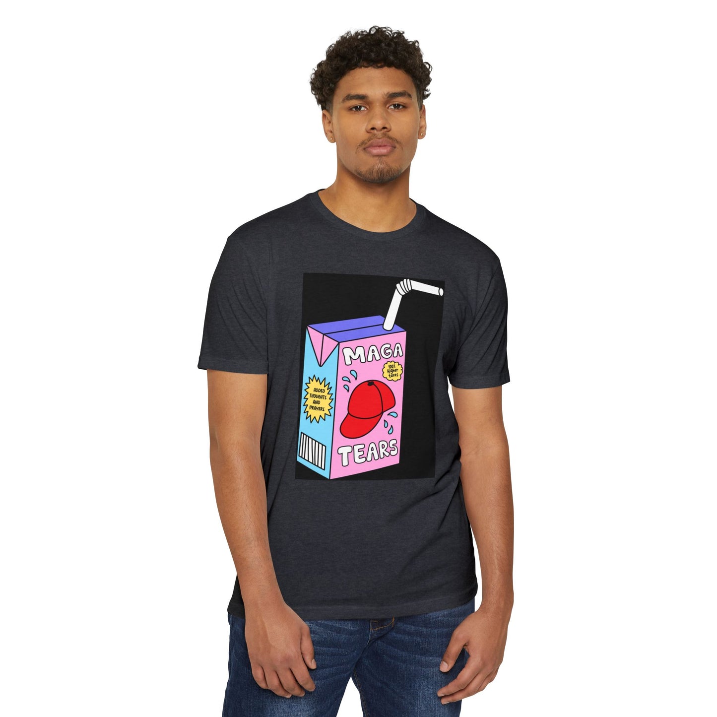 MAGA Tears T-Shirt, Funny Graphic Tee, Unisex Humor Shirt, Gift for Meme Lovers, Casual Wear, Political Satire Clothing