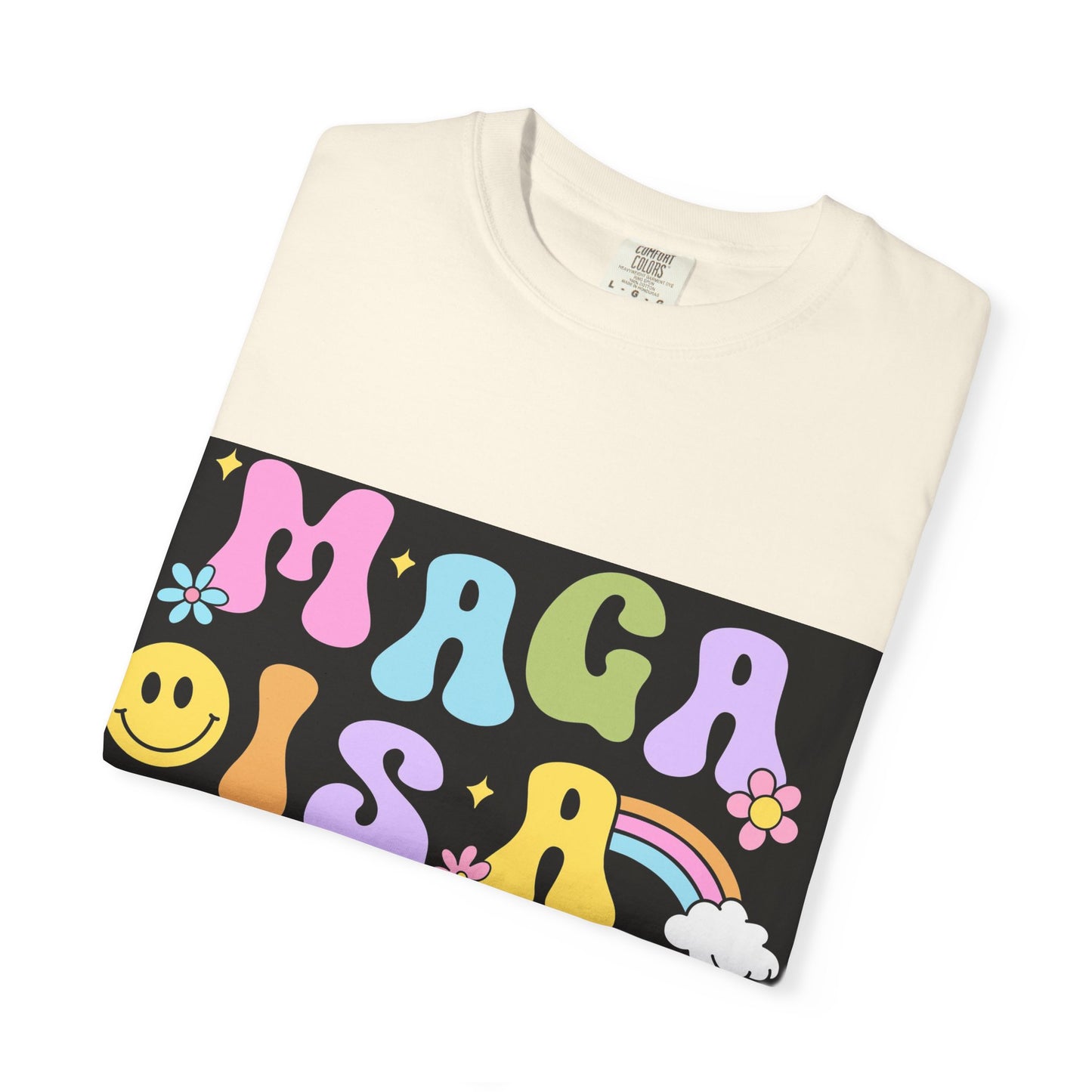 Colorful Statement T-Shirt - 'MAGA IS A CULT' Graphic Tee, Unisex T-Shirt, Trendy Apparel, Fun Gift, Casual Wear