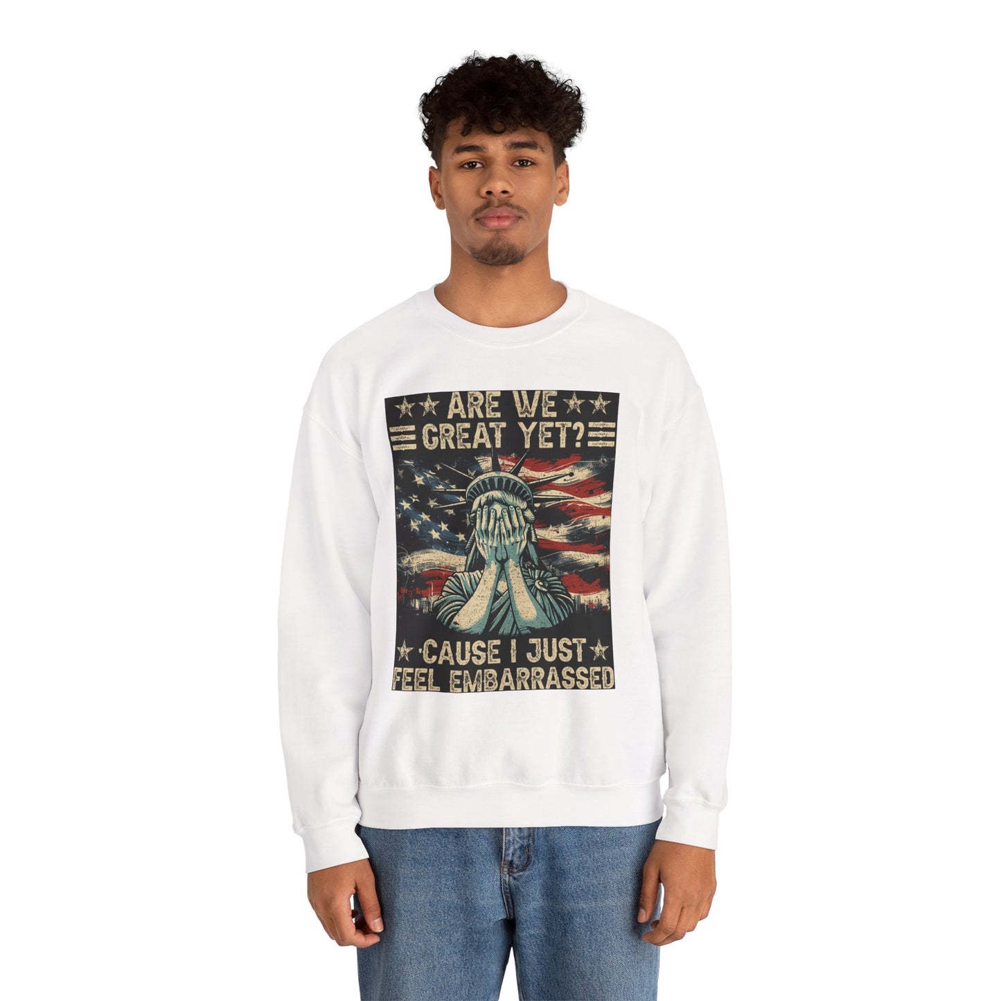 Patriotic Crewneck Sweatshirt – Are We Great Yet? Feel Embarrassed, Unisex Pullover, Vintage Design Sweatshirt, Perfect Gift for [...]