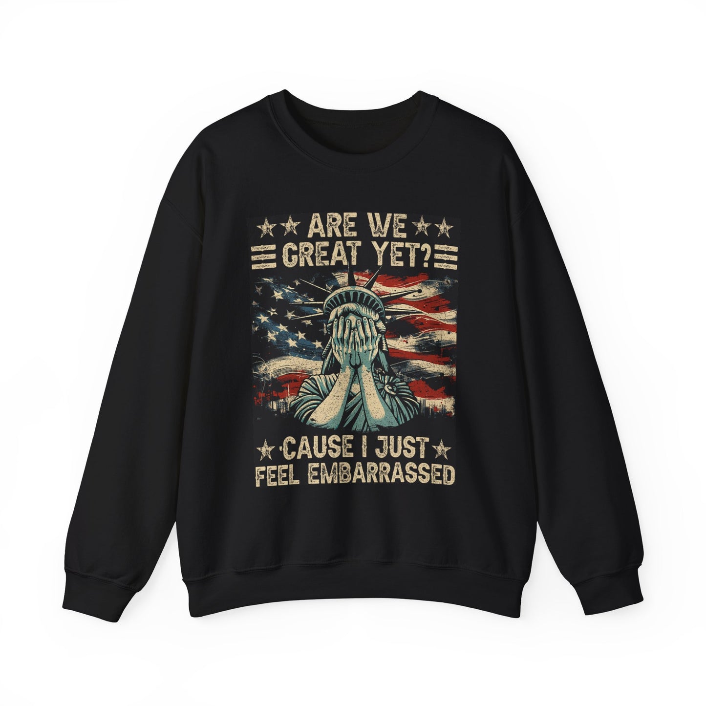 Patriotic Crewneck Sweatshirt – Are We Great Yet? Feel Embarrassed, Unisex Pullover, Vintage Design Sweatshirt, Perfect Gift for [...]