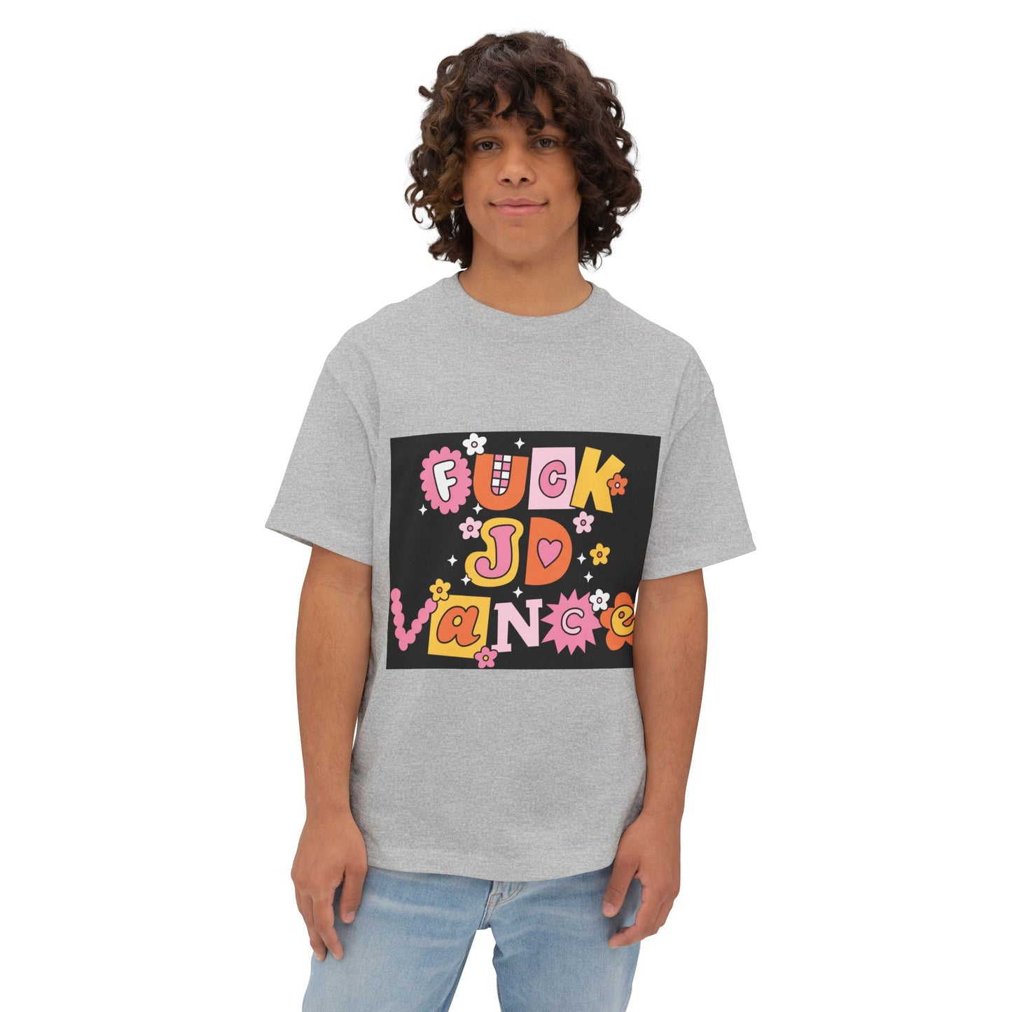 Bold Statement Boxy Tee - Graphic Unisex Shirt for Casual Wear, Street Style, Creative Gifts, Trendy Fashion, Anniversary Celebrations