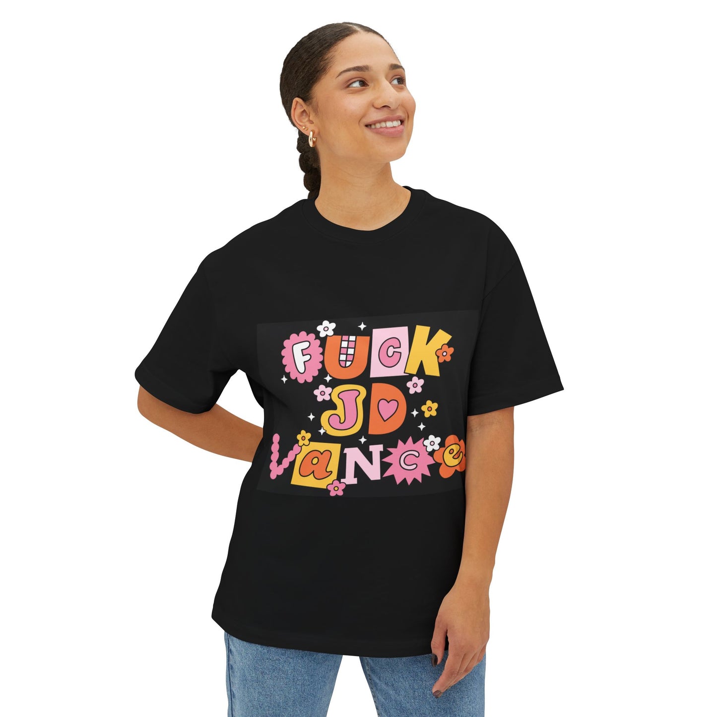 Bold Statement Boxy Tee - Graphic Unisex Shirt for Casual Wear, Street Style, Creative Gifts, Trendy Fashion, Anniversary Celebrations