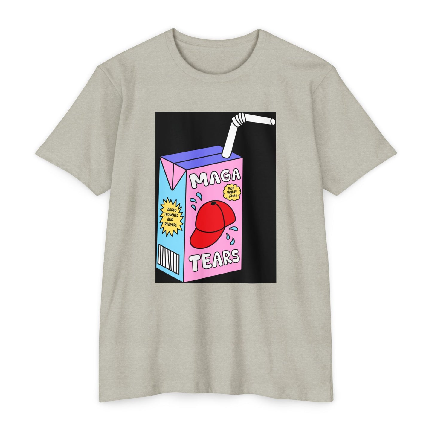 MAGA Tears T-Shirt, Funny Graphic Tee, Unisex Humor Shirt, Gift for Meme Lovers, Casual Wear, Political Satire Clothing