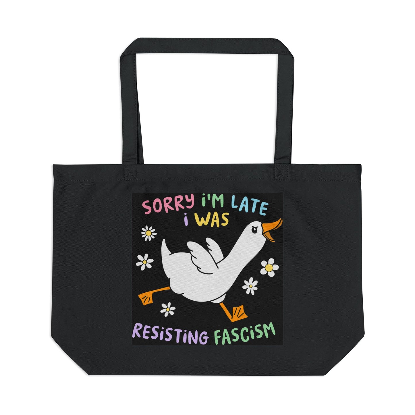 Whimsical Eco Tote Bag for Activists, Inspirational Shopping Tote, Funny Gift for Protesters, Eco-Friendly Beach Bag, Unique Daily Carryall