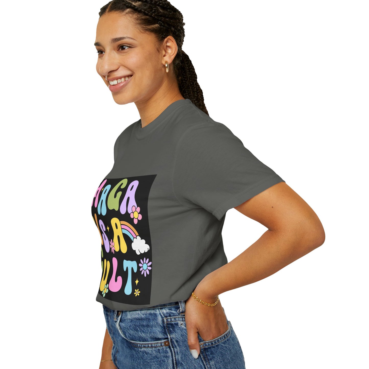 Colorful Statement T-Shirt - 'MAGA IS A CULT' Graphic Tee, Unisex T-Shirt, Trendy Apparel, Fun Gift, Casual Wear