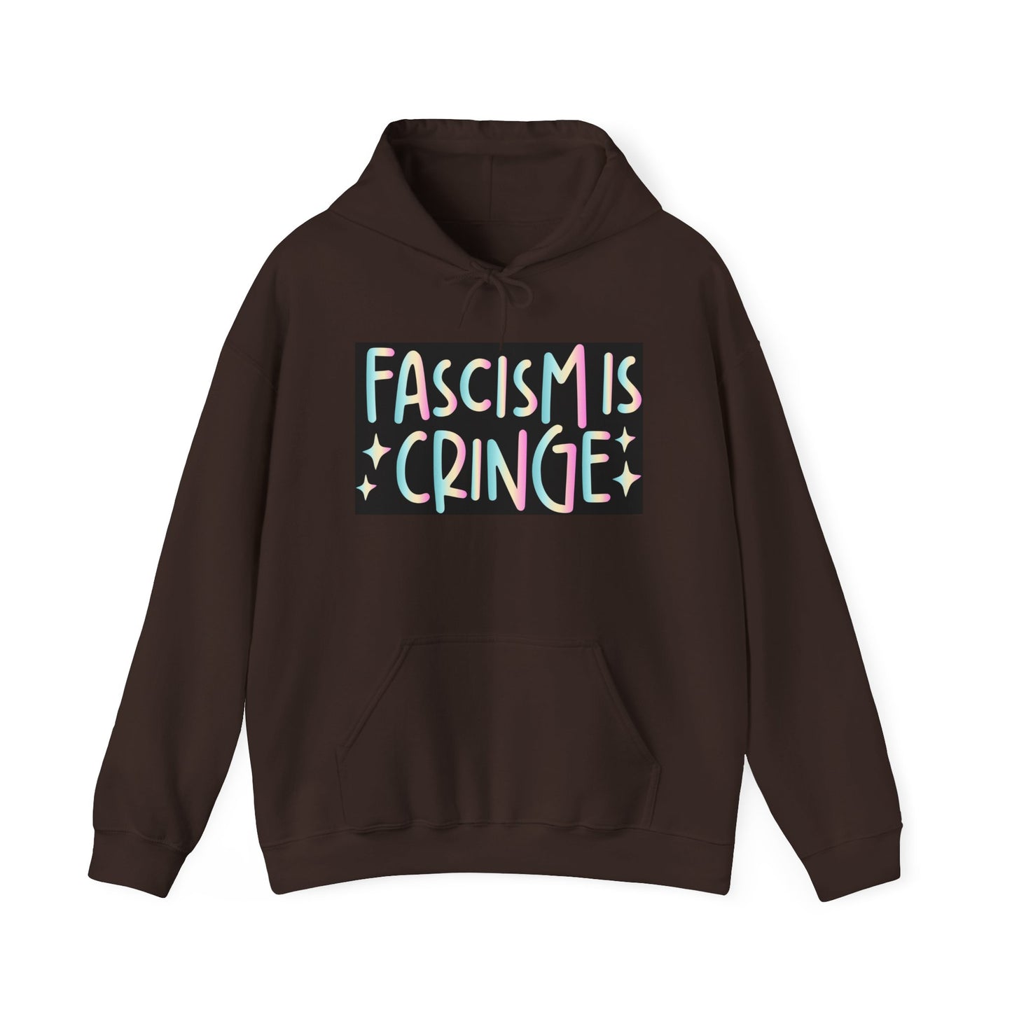 Unisex Hooded Sweatshirt - "Fascism is Cringe" Statement Apparel for Activists, Protest Gear, Casual Streetwear, Gift Idea, Social [...]