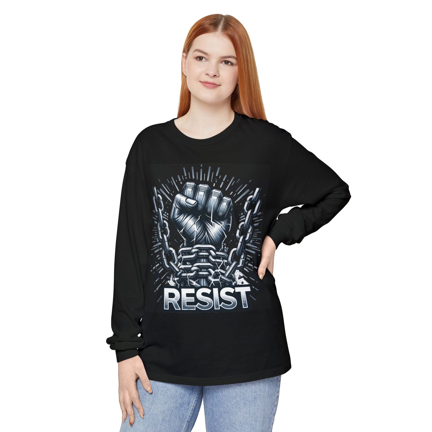 Empowerment Long Sleeve T-Shirt - Unisex, Causal Wear, Protest Apparel, Motivational Gift, Activist Style