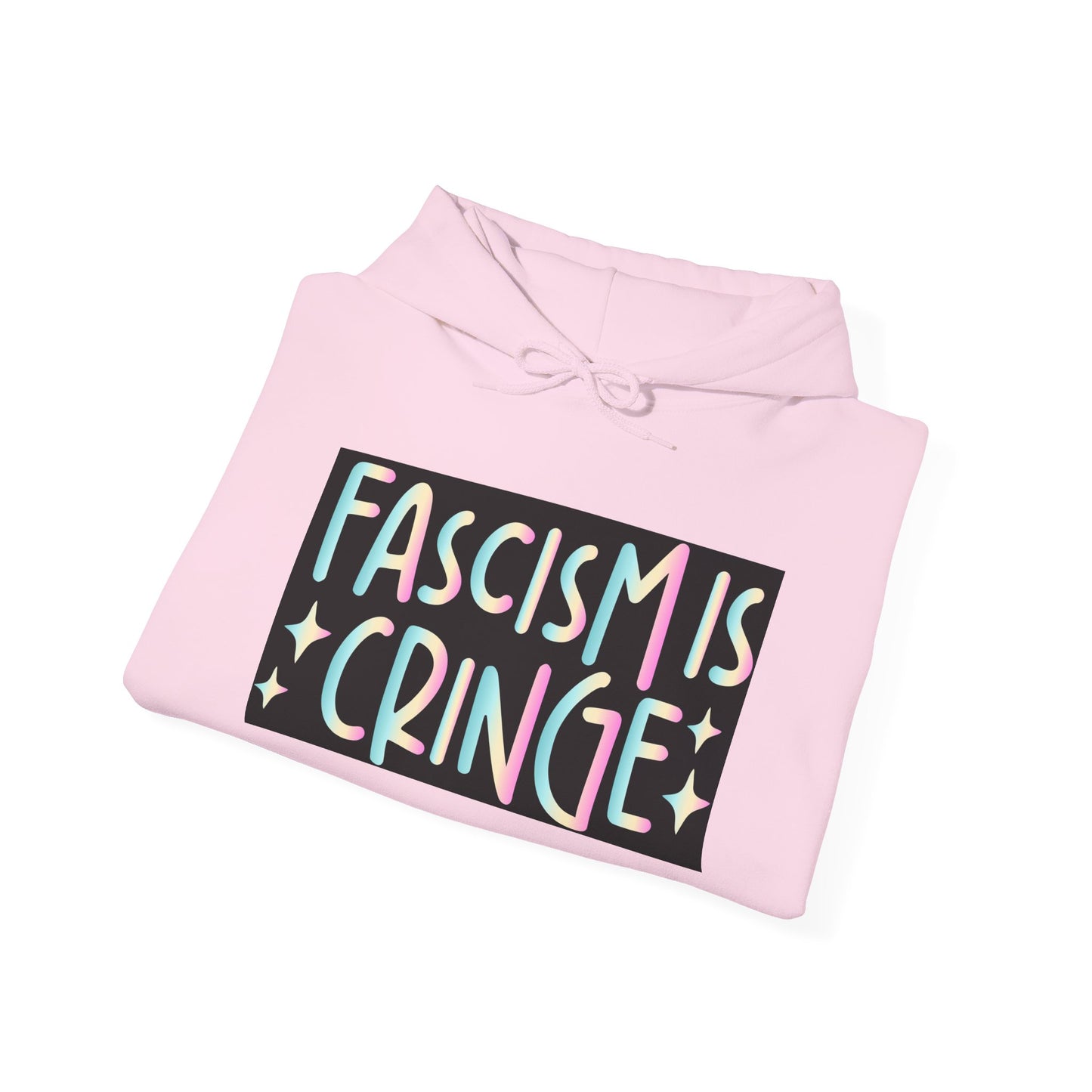 Unisex Hooded Sweatshirt - "Fascism is Cringe" Statement Apparel for Activists, Protest Gear, Casual Streetwear, Gift Idea, Social [...]