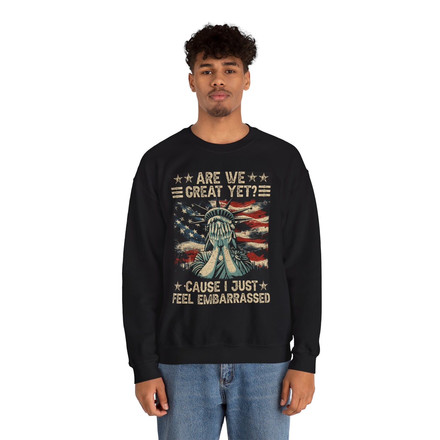 Patriotic Crewneck Sweatshirt – Are We Great Yet? Feel Embarrassed, Unisex Pullover, Vintage Design Sweatshirt, Perfect Gift for [...]
