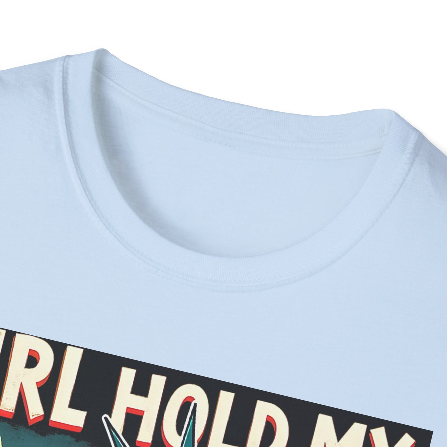 Patriotic Graphic Tee - "Girl Hold My Earrings" Unisex Softstyle T-Shirt, Independence Day, Gifts for Her, Fun Statement Shirt, [...]