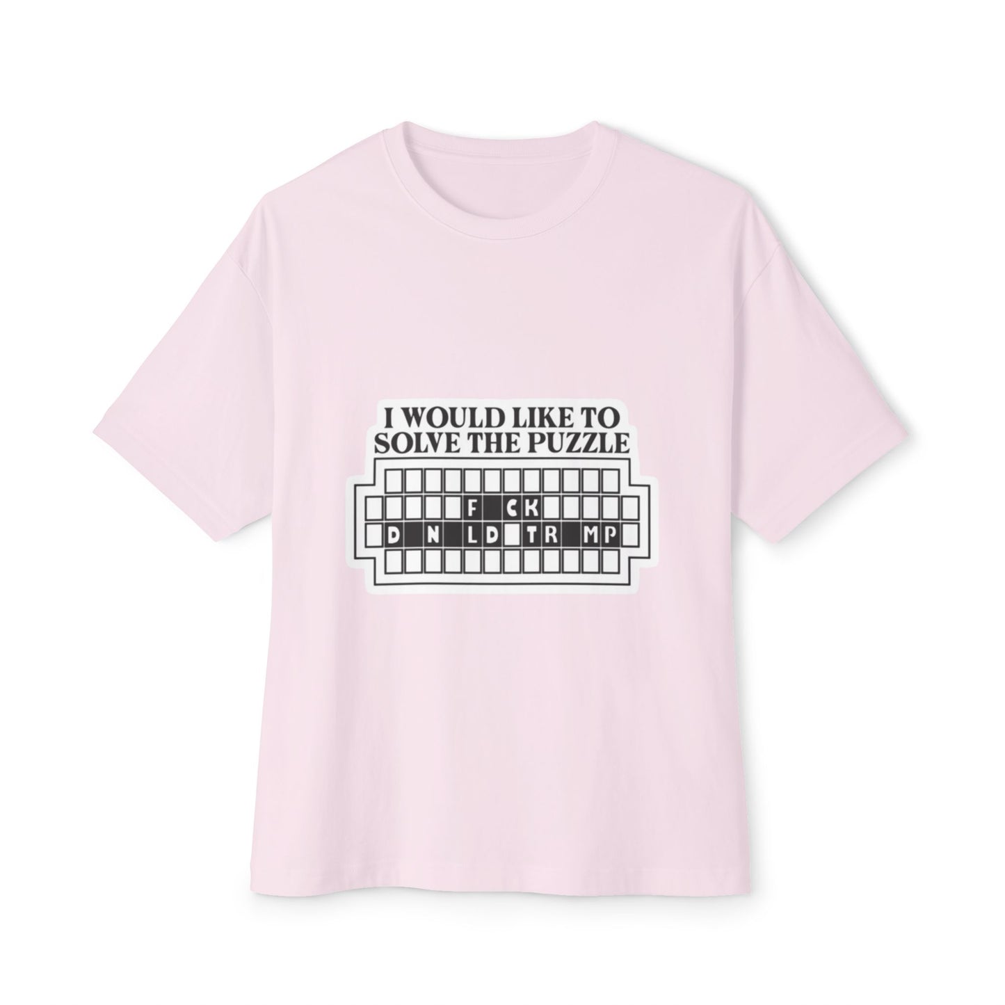 Puzzle Solver Unisex Oversized Boxy Tee, Graphic Tee, Fun Gift, Casual Wear, Unique Menswear, Birthday, Game Night