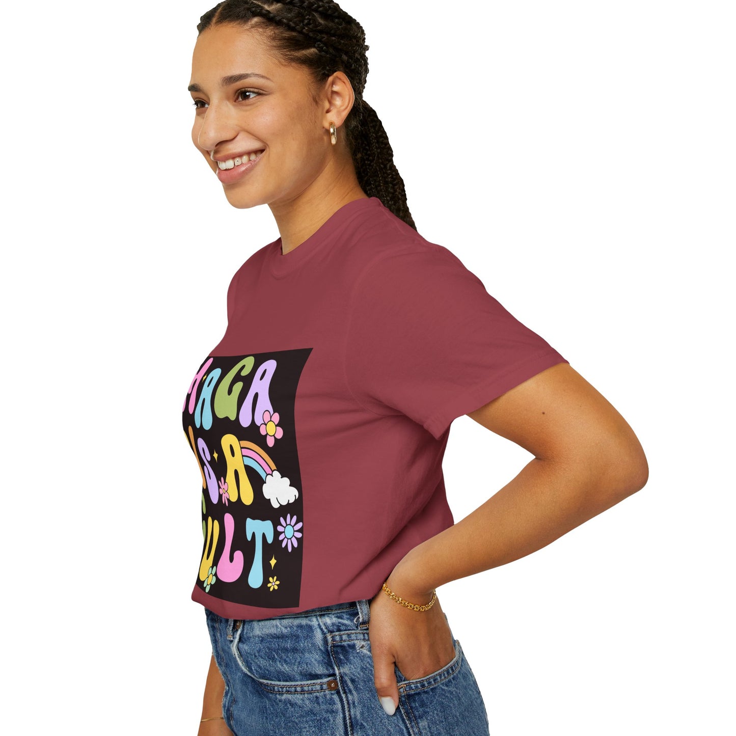 Colorful Statement T-Shirt - 'MAGA IS A CULT' Graphic Tee, Unisex T-Shirt, Trendy Apparel, Fun Gift, Casual Wear